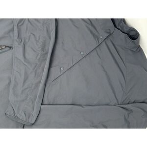 Mountain Hardwear Womens XL Gray 1/2 Snap Pullover Lightweight Jacket Zip Pocket